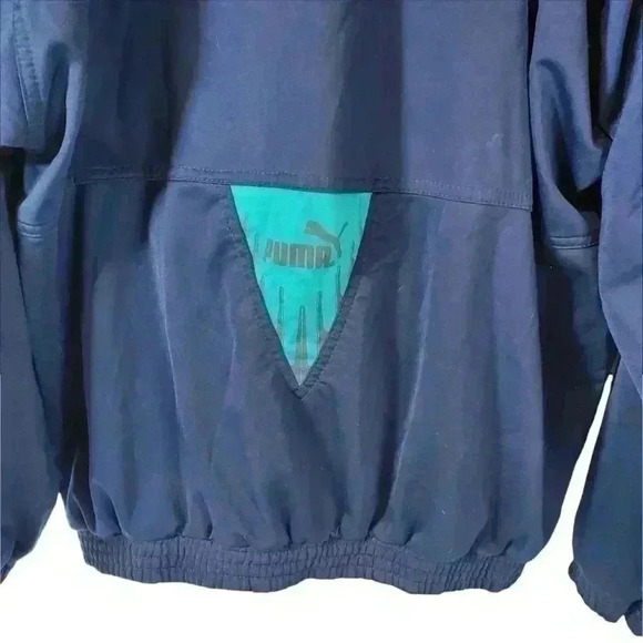Vintage 90s Blue Puma Trac Jacket Full Zip - Picture 3 of 9